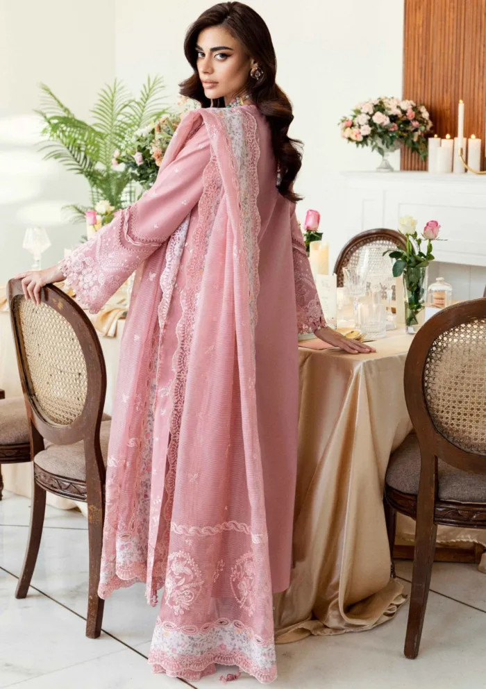 Qalamkar Eid Edit 25 CS 05 RUVINƒ‚ Chikankari Luxury Lawn Collection - Image 2